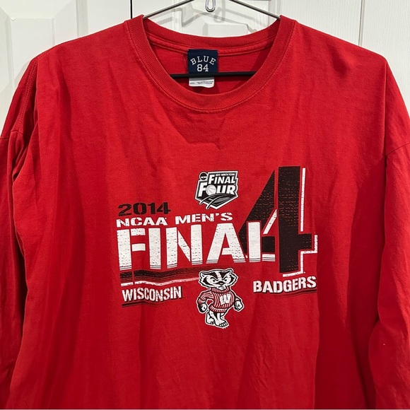 NCAA Final Four Wisconsin Badgers Long Sleeve Shirt - Picture 2 of 7